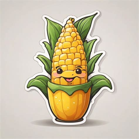 Premium Photo Corn Cartoon Vector Background