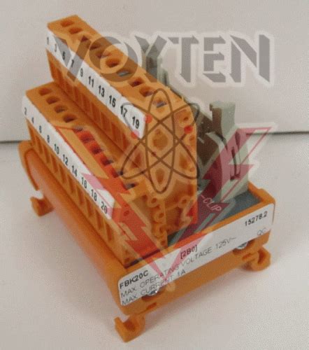 FBK20 Terminal Block By Conta Clip Voyten Electric Voyten Electric