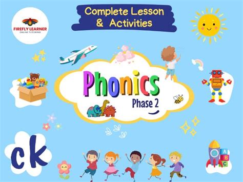 Phonics Phase 2 Complete Lesson Activities Letters Ck Teaching