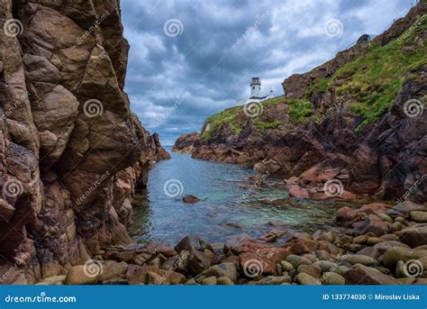 Fanad Head Lighthouse In Ireland Stock Photo Image Of Landmark Tower