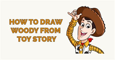 How to Draw Woody from Toy Story - Really Easy Drawing Tutorial