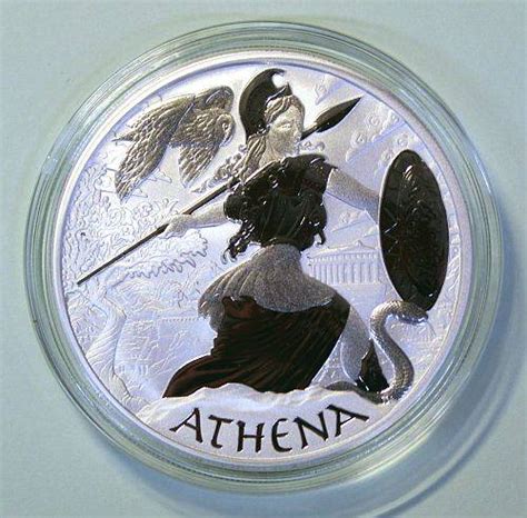 Tuvalu 1 2022 Götter des Olymp Athena unc