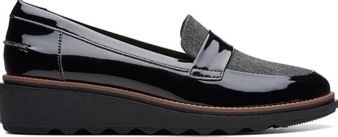 Amazon Clarks Women S Sharon Gracie Loafer Black Interest 6 5