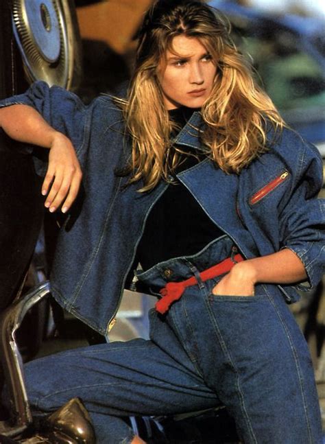 Sunset Blues Elle Magazine March 1988 1980s Fashion Trends 80s