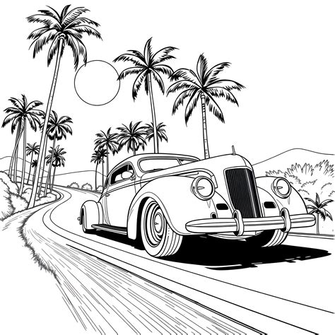 Best Hot Rod Coloring Pages Free Printable PDFs
