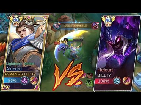 ALUCARD LIGHTBORN VS HELCURT KASIH PAHAM DIA SAMPAI FEEDER MLBB