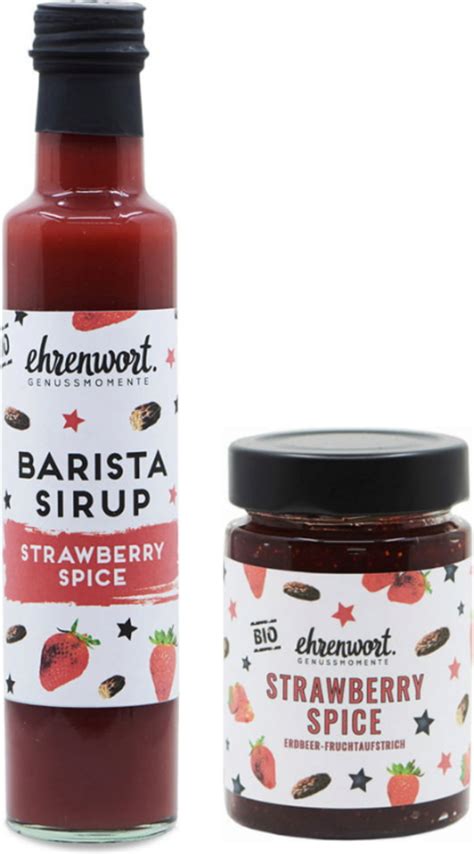 Ehrenwort Bio Strawberry Spice Set 1 Set Piccantino Onlineshop