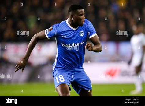 GENK BELGIEN 4 NOVEMBER Paul Onuachu von KRC Genk während des