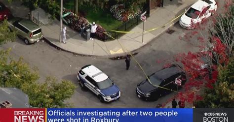 Two people shot in Roxbury; man has life-threatening injuries - CBS Boston