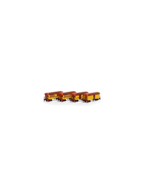 Athearn 12401 ATSF Overton Coach 4pk N Scale