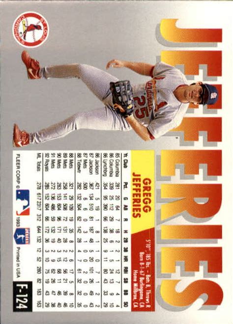 1993 Fleer Final Edition Baseball Card Pick 101 300 EBay