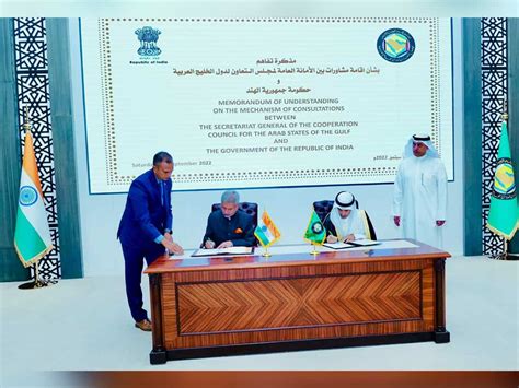 India Gcc Sign Mou To Facilitate Consultations Trendradars India