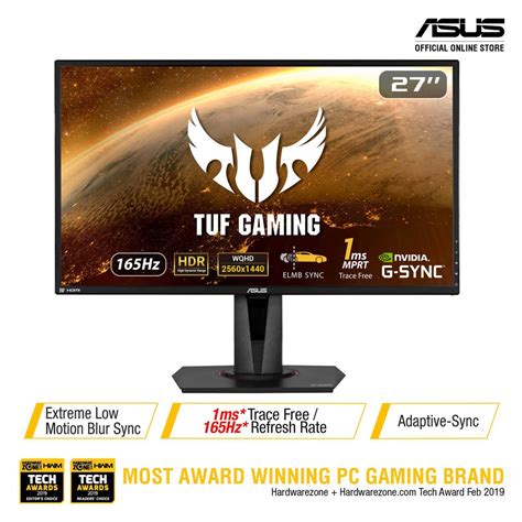 Asus Tuf Gaming Vg Aq Hdr Gaming Monitor Inch Wqhd X