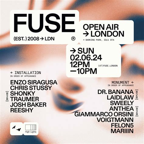 Fuse Open Air W Enzo Siragusa Chris Stussy Josh Baker Sweely And More