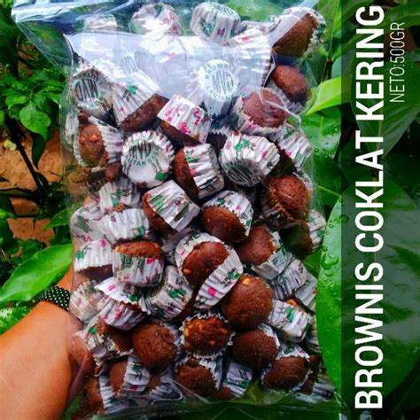 Jual Snack Cemilan Brownis Kering Mini Cup 500gr Shopee Indonesia