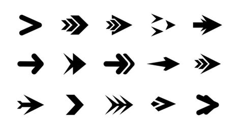 Black Arrow Clipart. Scrapbook printables, Tribal doodle arrows for ...