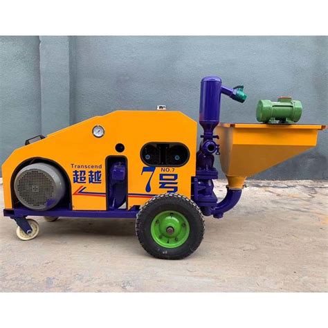 Remote Control Mortar Spray Machine Cement Powder Wall Plaster