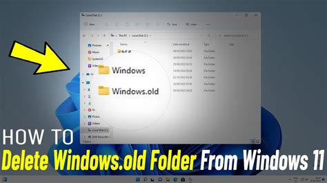 Delete Windows Old Folder In Windows How To Delete Windows Old