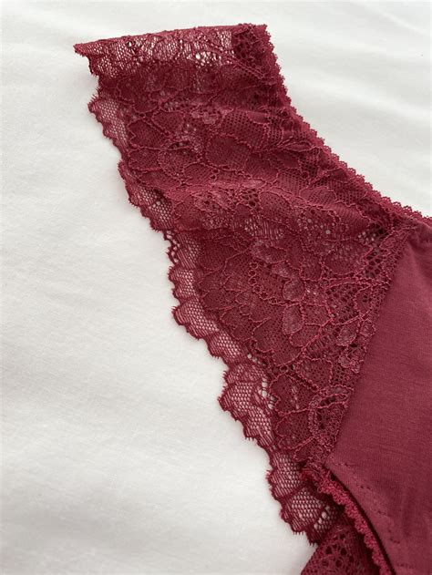 Sasha Jane Lingerie SET PRICE Handmade Lavender Lace Crop Top Bralette Brazilian Knicker