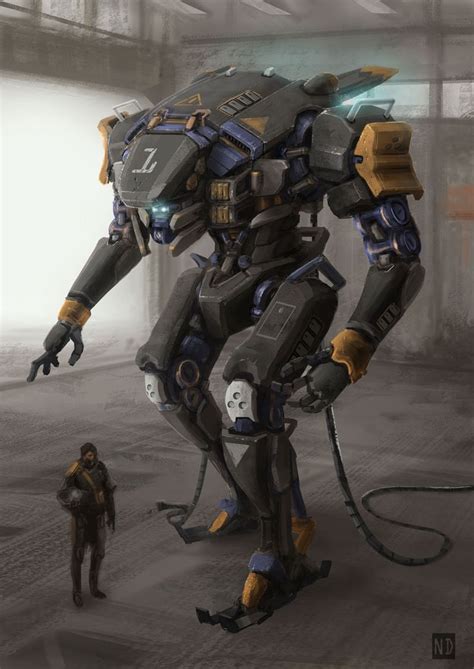 Mech 001 By Andynd On Deviantart Mech Robot Art Robots Concept