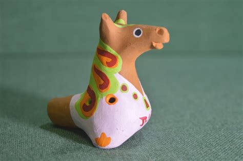 Купить Игрушка, свистулька "Лошадь, лошадка". Плёс. Глина, керамика. в ...
