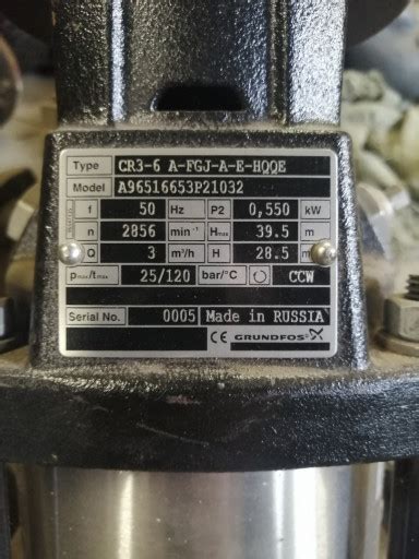 Насос Grundfos CR 3-6 A-FGJ-A-E-HQQE - продам