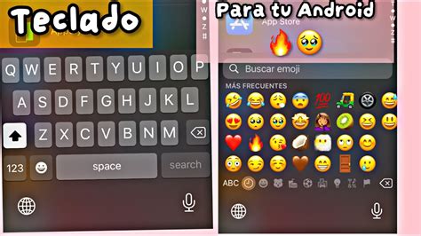 TECLADO Estilo IPHONE PARA ANDROID CON EMOJIS 2024 Keyboardiphone