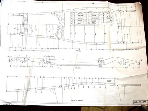 32 Ford Measurements 10 Go Kart Frame Plans Ford Convertible 1932 Ford Roadster Stamp Frame