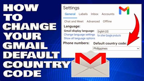 How To Change Your Gmail Default Country Code Guide YouTube