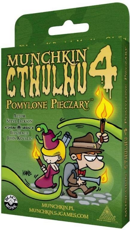 Gra Planszowa Black Monk Munchkin Cthulhu Pomylone Pieczary