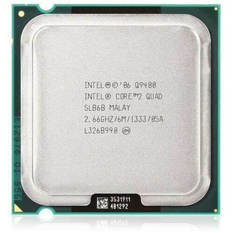 Intel Core 2 Quad Q9400 2 66Ghz 6M 1333GHz Socket 775 4 Threads CPU