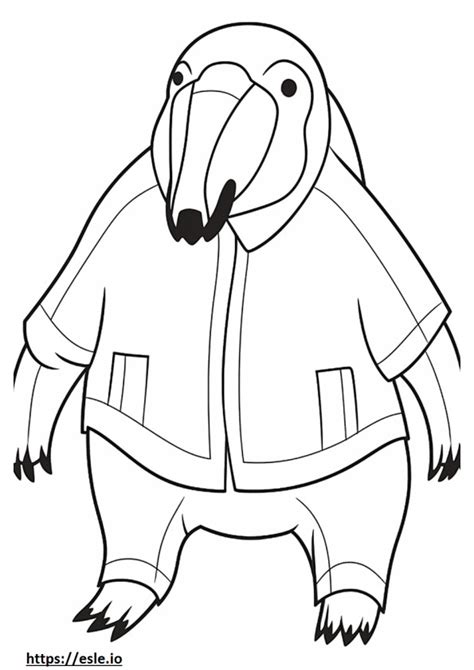 Anteater Coloring Pages Free Printable