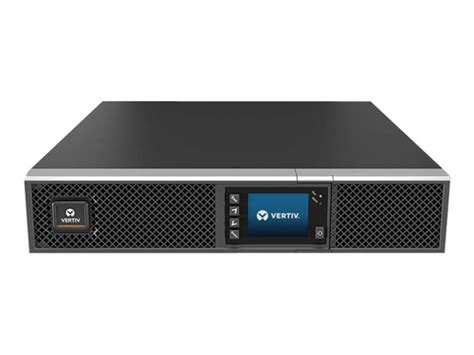 Vertiv Liebert GXT5 Online Double-Conversion UPS — 1500VA / 1350W 120V 2U Rackmount (Standard VRLA Hot-Swappable Battery / BYPASS-PDU) (GXT51500RM2U-STD-BYPASS-PDU)