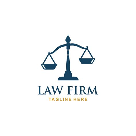 Law firm logo design vector. Judge scale logo 11961993 Vector Art at ...