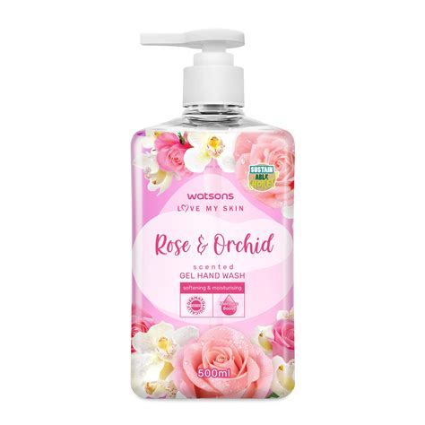 Watsons Rose Orchid Gel Hand Wash Ml