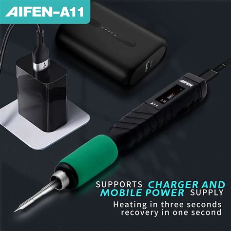 Aifen A Estaci N De Soldadura Usb Compatible Con Punta De Soldador