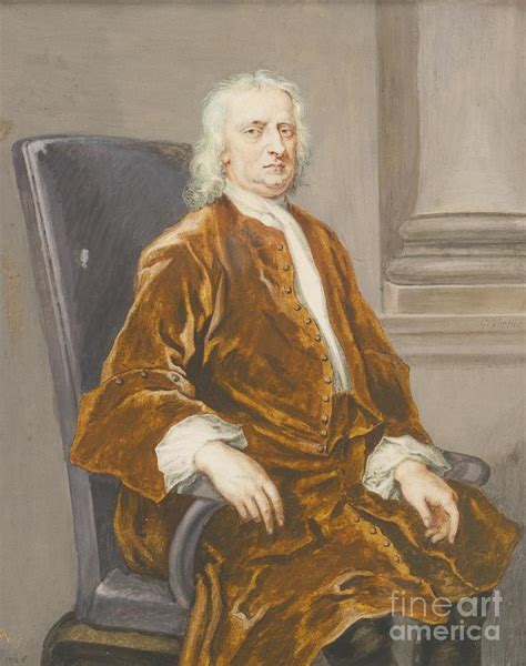 Sir Isaac Newton Painting By Motionage Designs Fine Art America