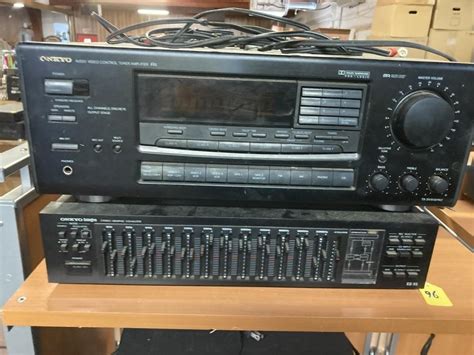 Onkyo Tunner Amplifier & Equalizer | Live and Online Auctions on HiBid.com