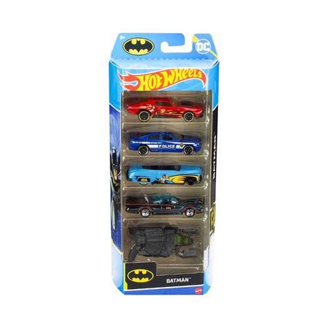 Hot Wheels Batman Set de 5 Autos Temáticos Gotham City escala 1 64 Alpha Geek Store