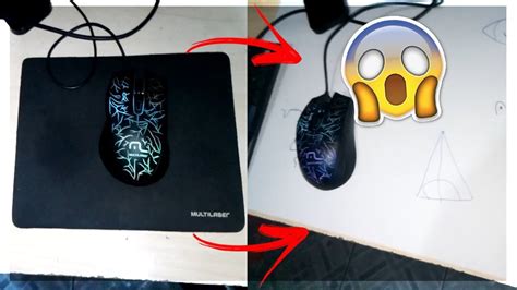 Como Fazer Um Mousepad Gamer Em Casa Por Reais Youtube