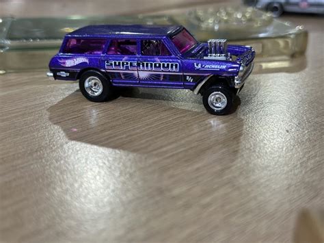 ÉCHANTILLON D INGÉNIERIE HOT Wheels prototypes Real Riders Chevy Nova Gasser EUR