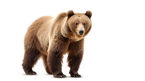 Premium Photo Brown Bear On White Background