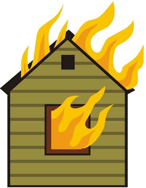 Burning House Cartoon | Free download on ClipArtMag