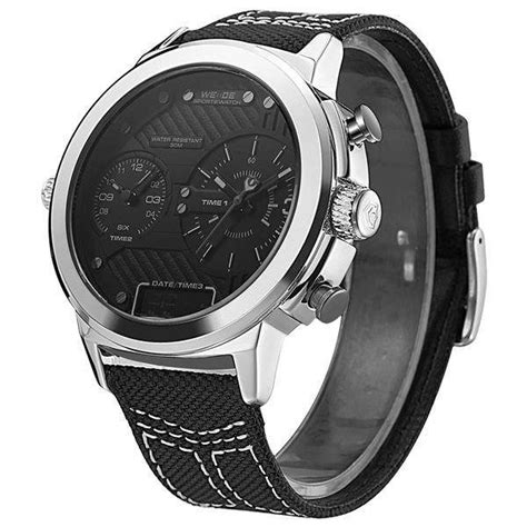 Relógio Masculino Weide AnaDigi WH 6405 Preto e Prata Preto