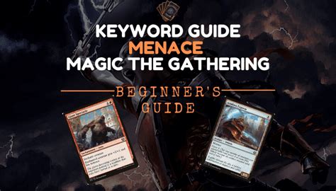 Mtg Menace Keyword Guide [rules Blockers Orgins] Cardboard Keeper