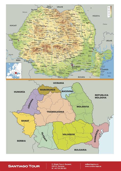 Gimnasta formal Por ahí ciudades de rumania mapa Entrada Civil recinto