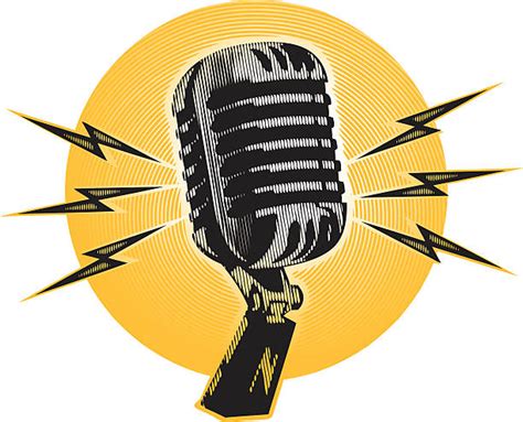 Vintage Microphone Illustrations Royalty Free Vector Graphics And Clip