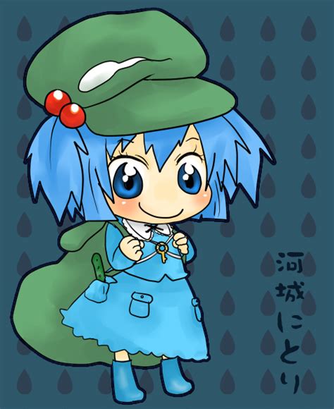 Safebooru Bad Id Bag Blue Eyes Blue Hair Chibi Hair Bobbles Hair