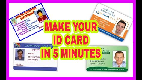 How To Create An Id Card With Coreldraw Printable Templates