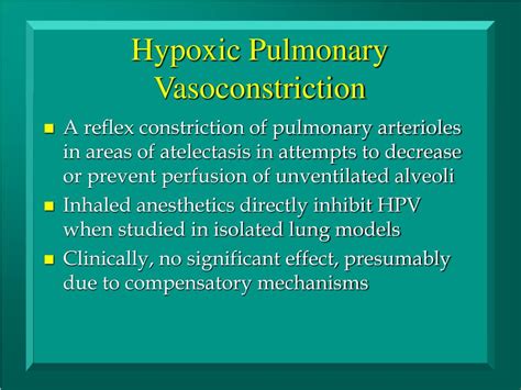 Ppt Pulmonary Effects Of Volatile Anesthetics Powerpoint Presentation